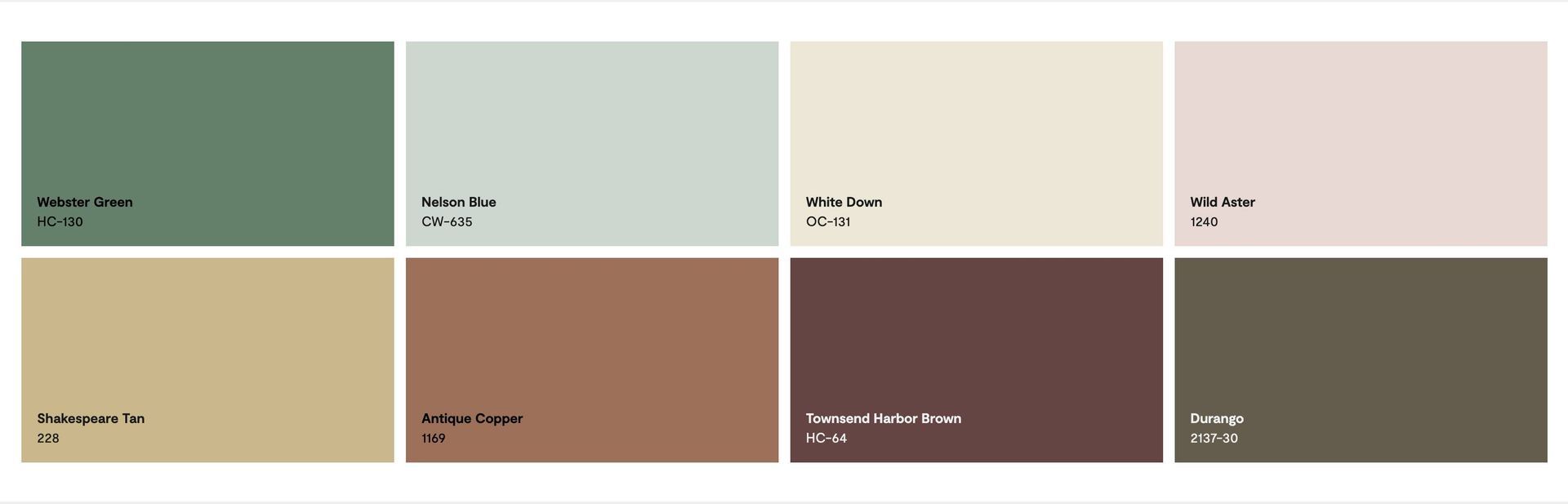 Color Trends 2027 Palette