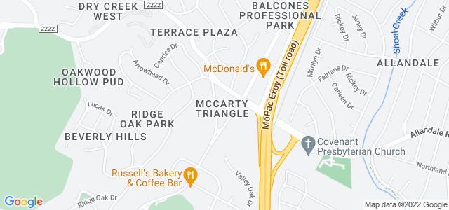 Map of business location