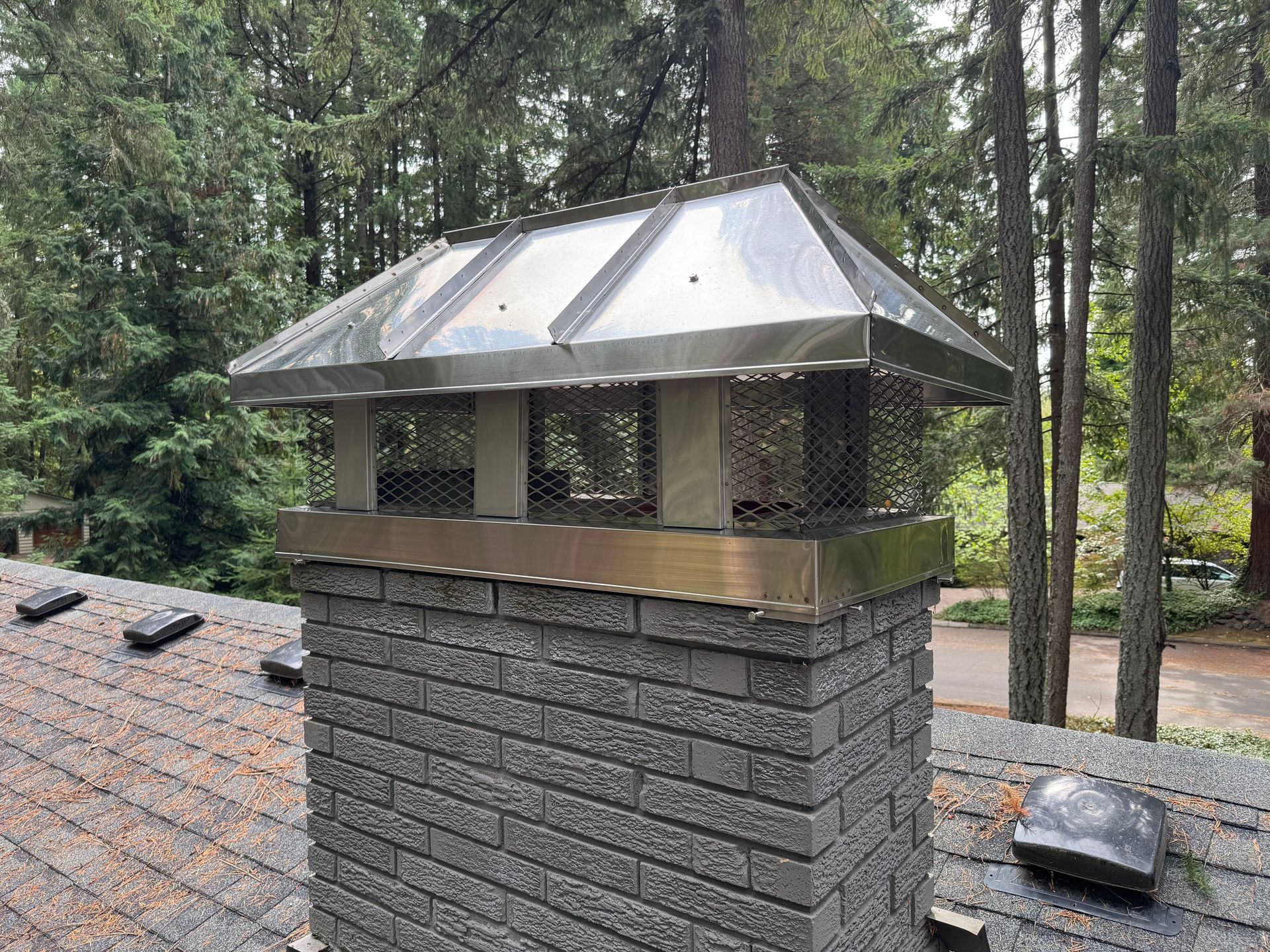 Chimney cap replacement near Portland, OR
