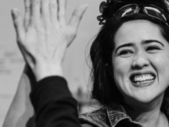 Woman smiling