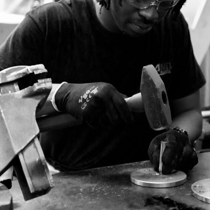 Man prototyping