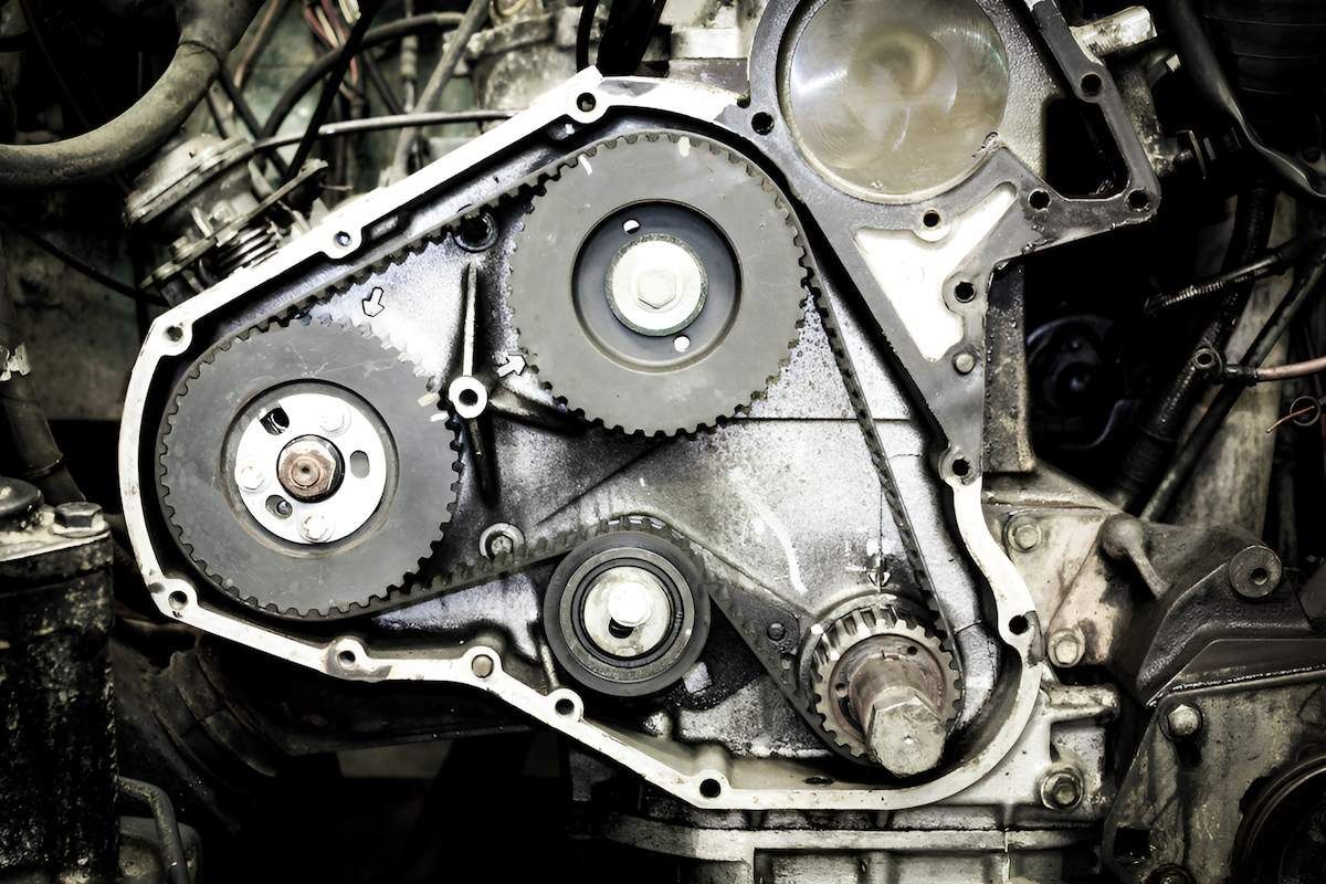 A Close Up of a Car Engine With Gears on It — Mid Coast Bearing Centre in Taree, NSW