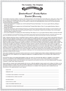 Black-and-white form with a decorative header, dense text, and blank lines for filling in details