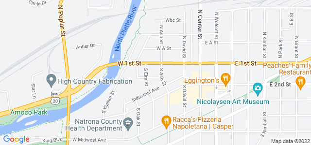 Map of business location