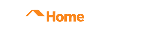 Orange roof icon next to the word 
