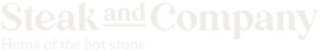 Steak and Company restaurant logo: Text reads 