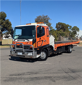 Orange Tow Truck — Mildura, VIC — United Panel Works
