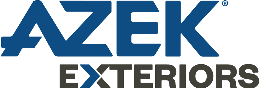 The AZEK Exteriors logo, featuring the word 