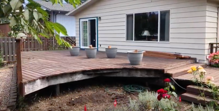 Custom re-decking Project in Portland