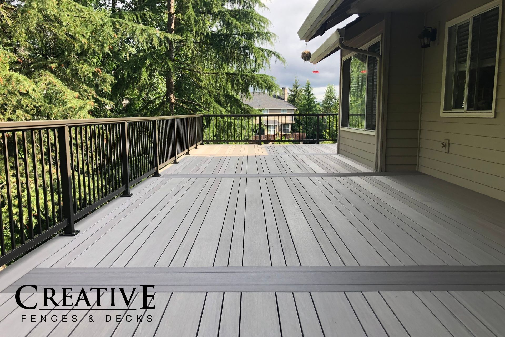 Grey Trex Deck in the Portland Area