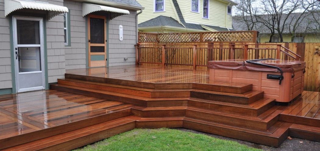 Ipe Deck with Privacy Screen in a Japanese style