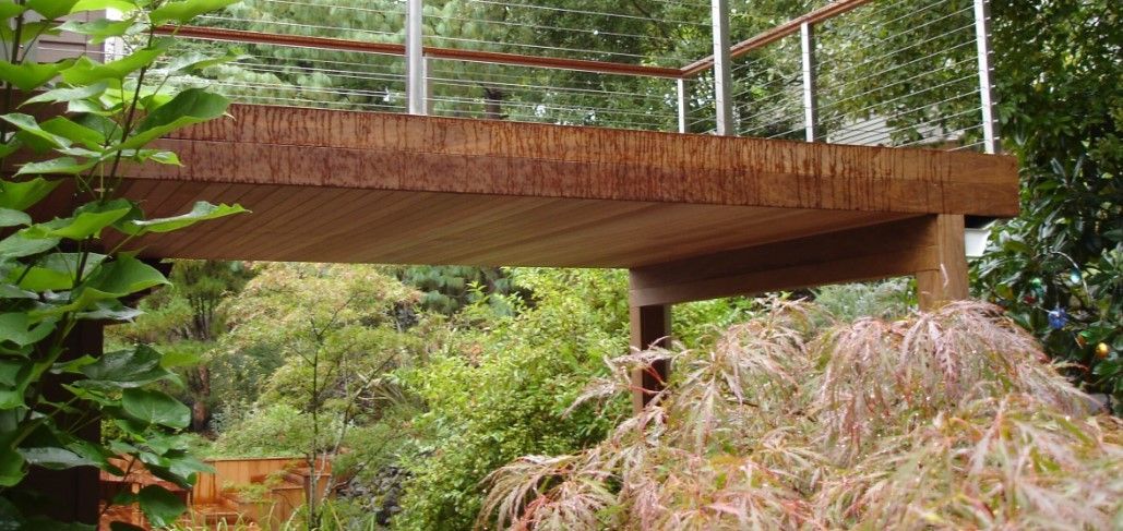 Stainless Steel Deck in Portland Built by Creative Fences and Decks