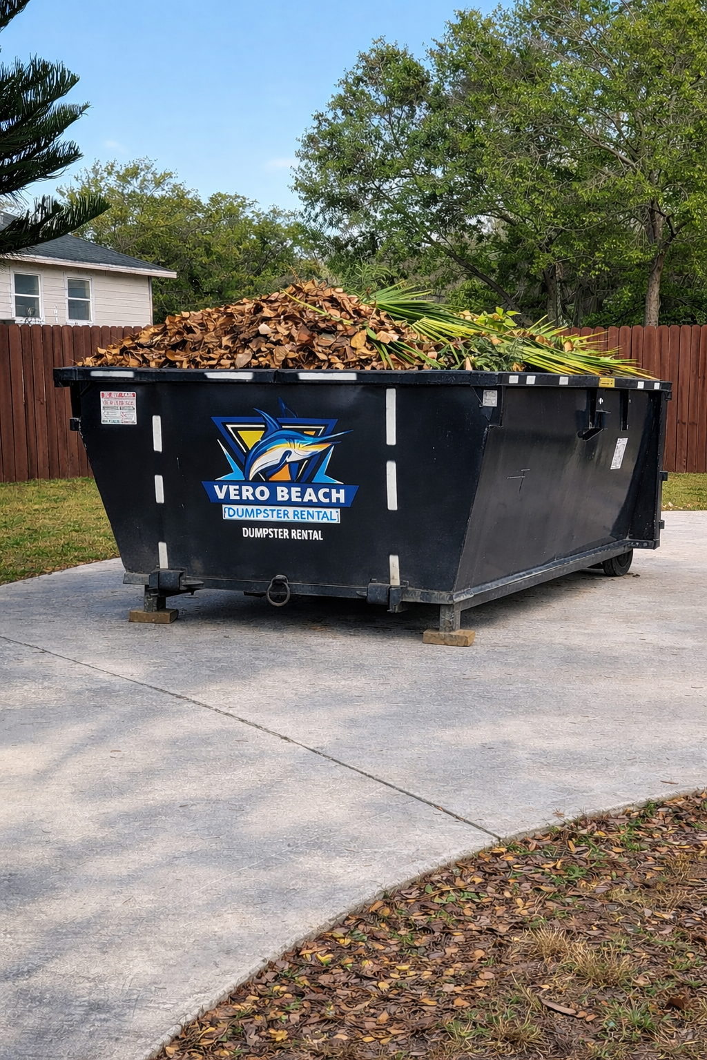 yard debris dumpster