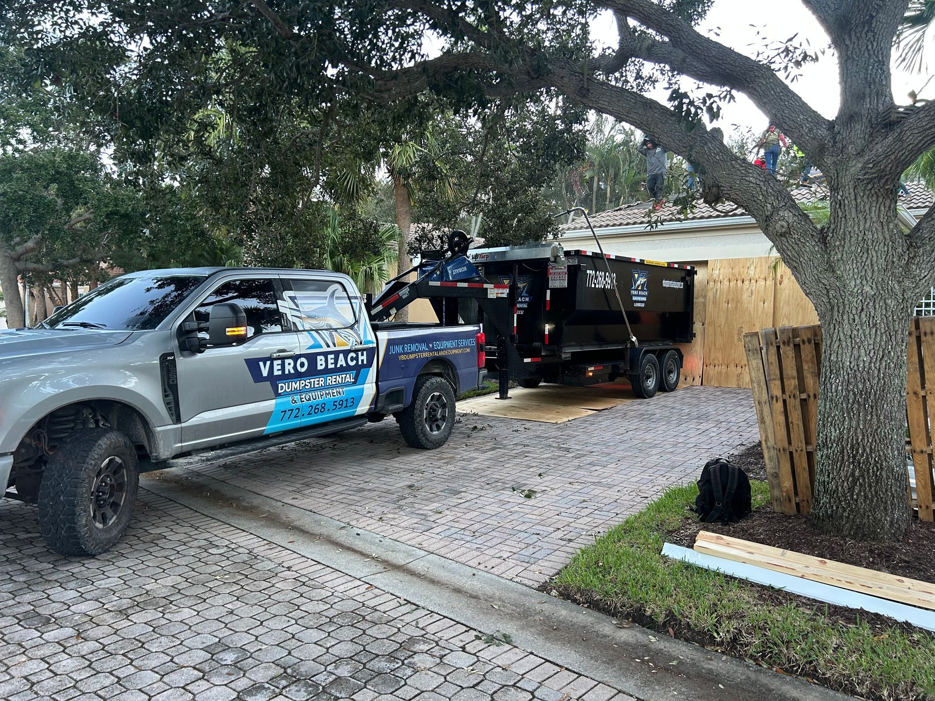 vero beach dumpster rental tile roof dumpster
