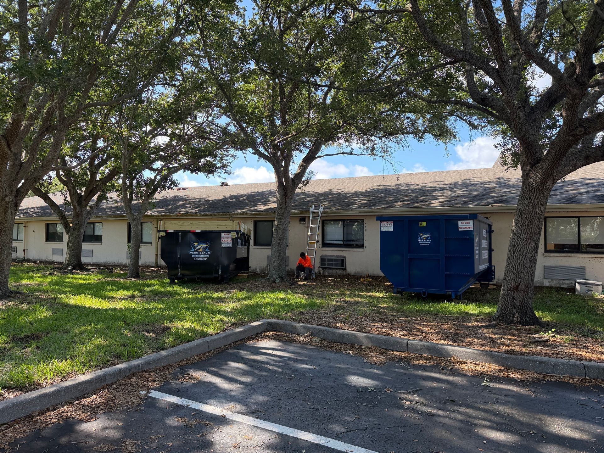 TPO Roofing Dumpsters