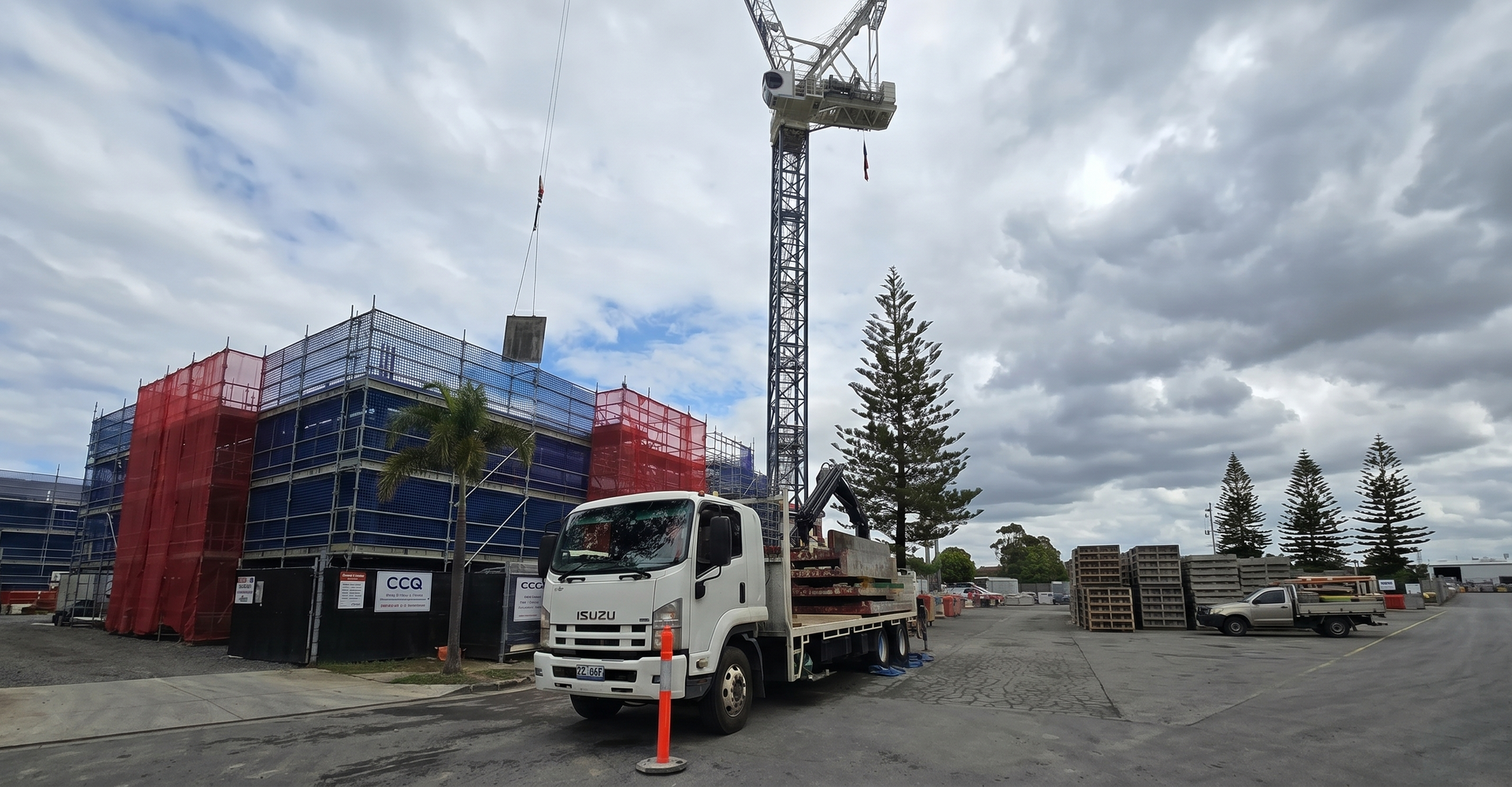 Civil site logistics