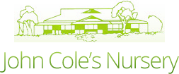 Green logo with a building and trees above the words 
