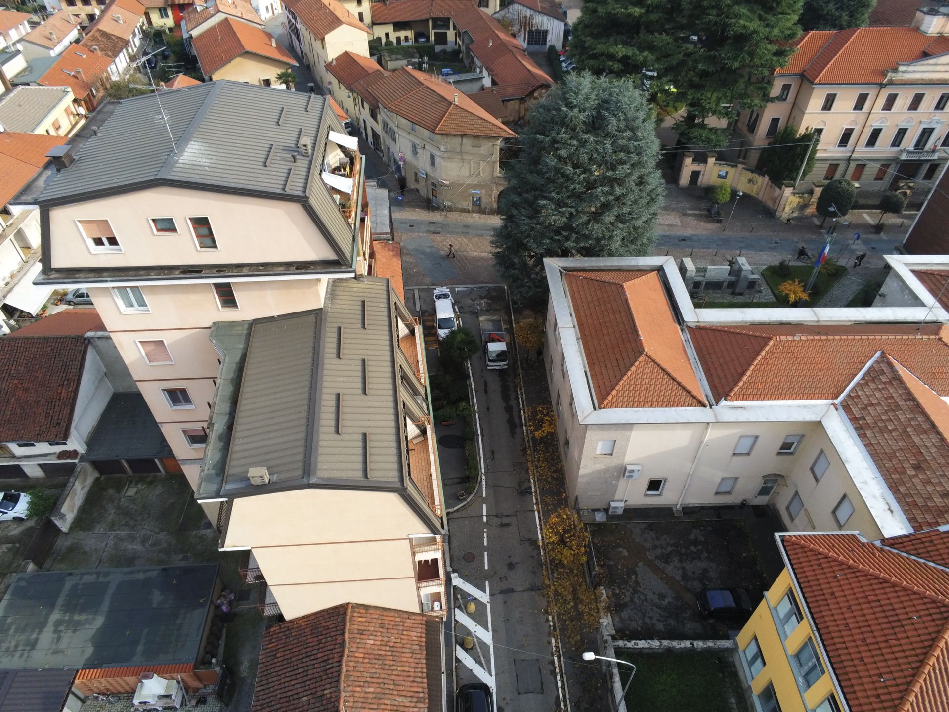 vista dall'alto per videoispezioni