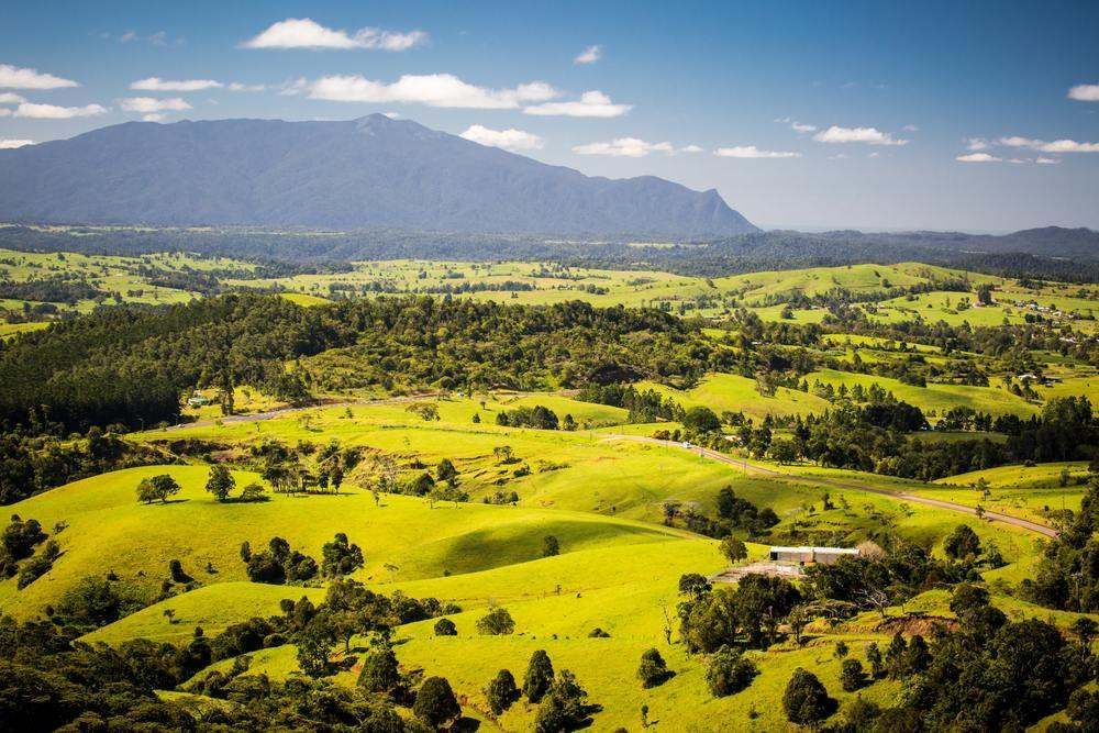 The Tablelands overlooking Green Farmland — Cairns Floors and More In Tablelands, QLD