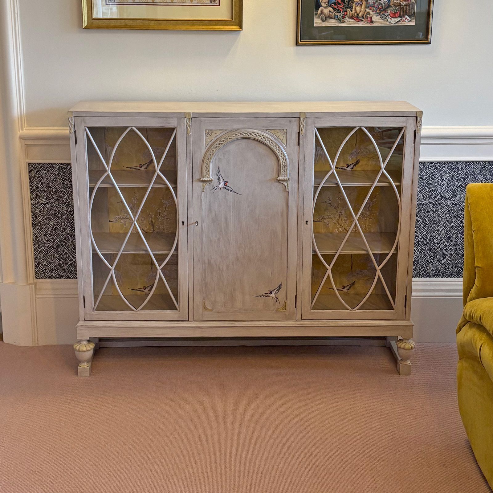 Vintage Display Cabinet By Helen Bateman Upcycled.
