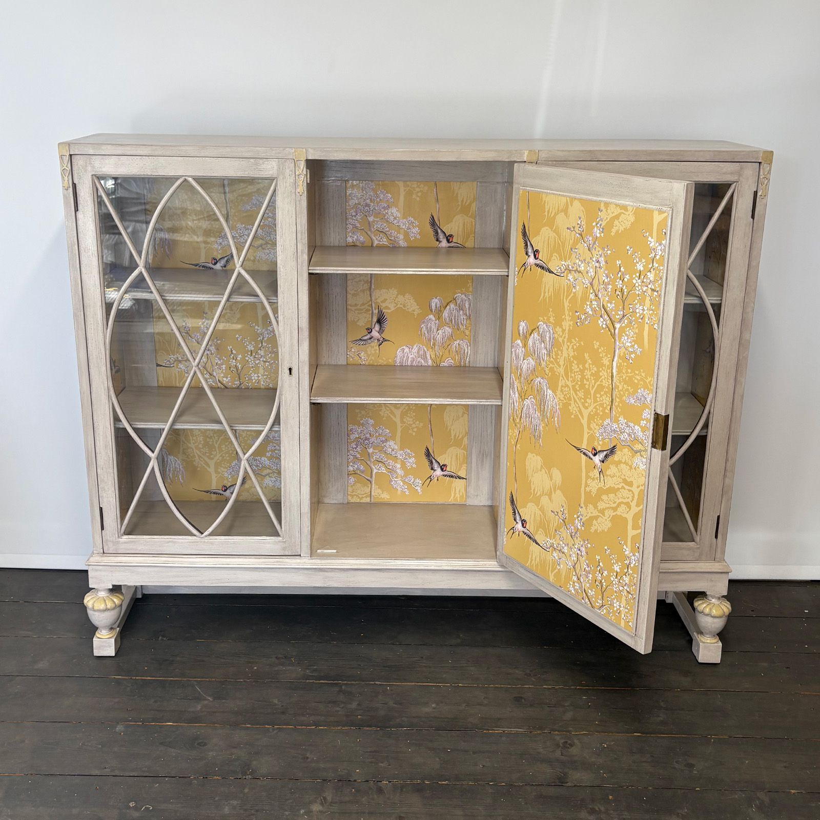 Vintage Display Cabinet By Helen Bateman Upcycled