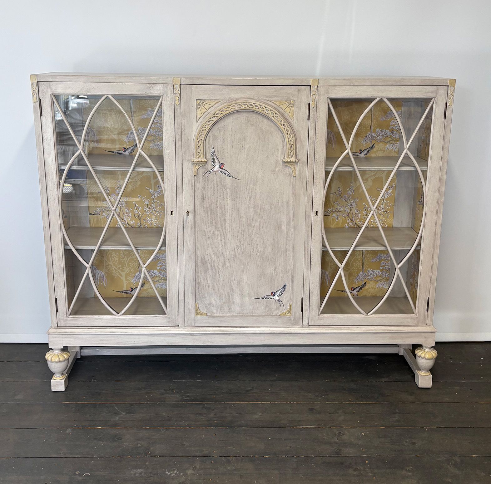 Vintage Display Cabinet By Helen Bateman Upcycled