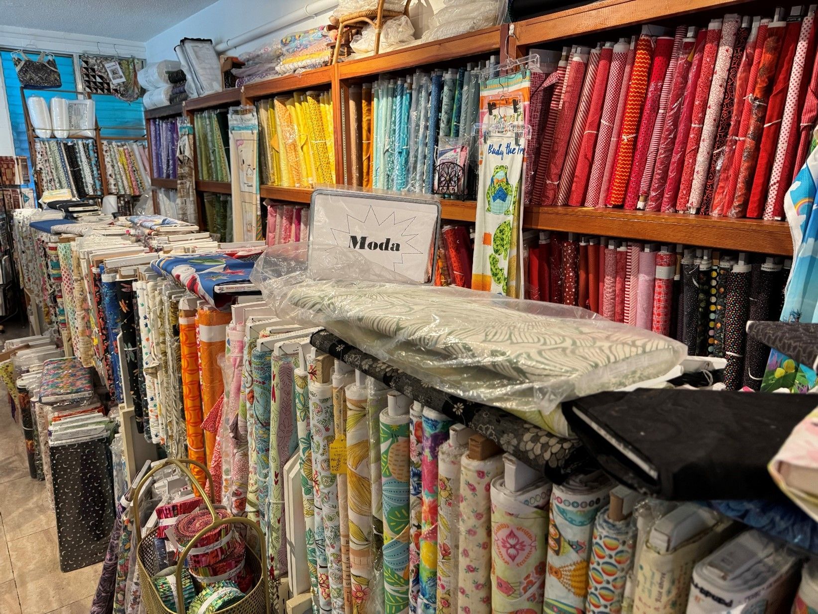 Fabric Stitching — Honolulu, HI — The Calico Cat Purple Fabric — Honolulu, HI — The Calico Cat