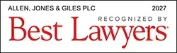 Allen, Jones & Giles PLC Recognized by Best Lawyers 2027 Allen, Jones & Giles PLC Recognized by Best Lawyers 2027
