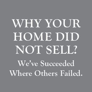 Home did not sell? 