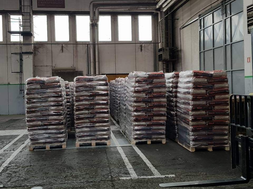 magazzino pellet