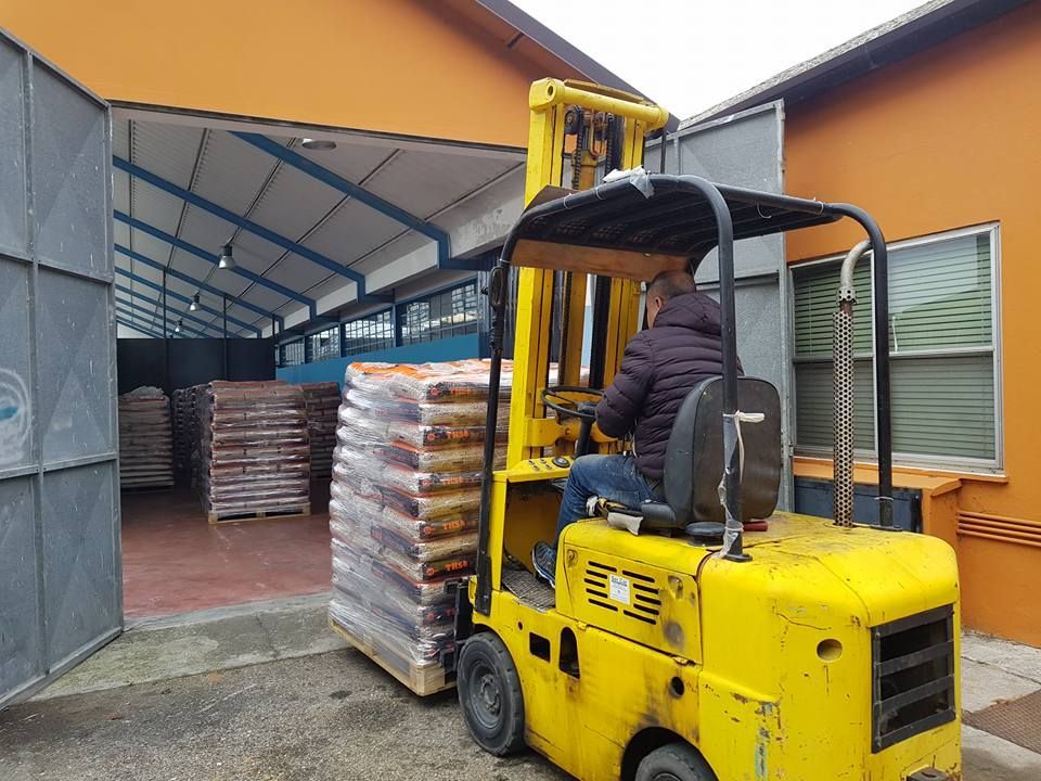 magazzino pellet