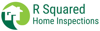 R Squared Home Inspections logo with green house icon and gray-green text