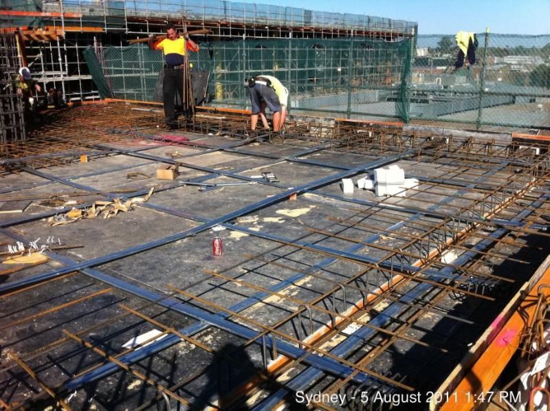 The steel used in roof