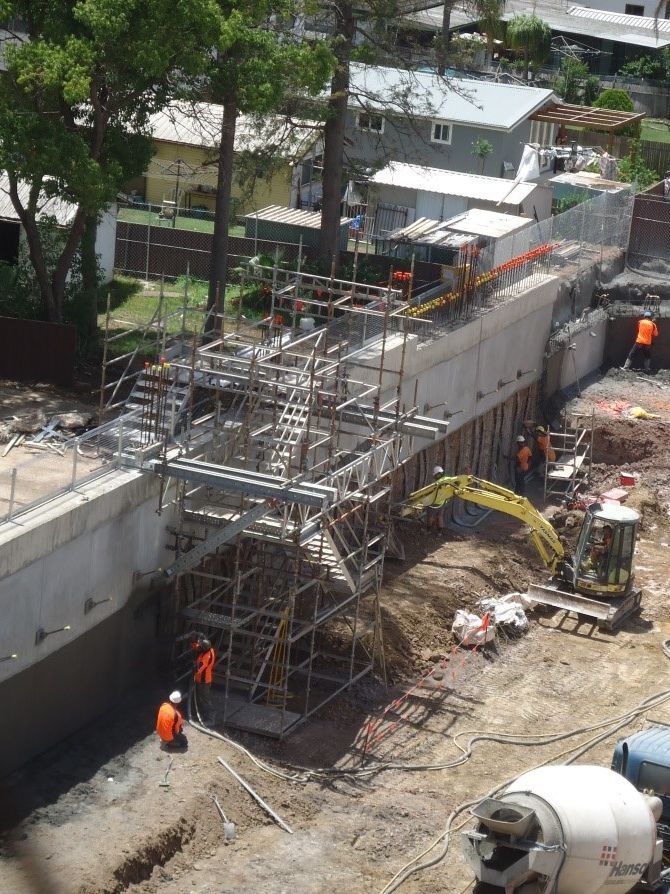 Scaffolding work