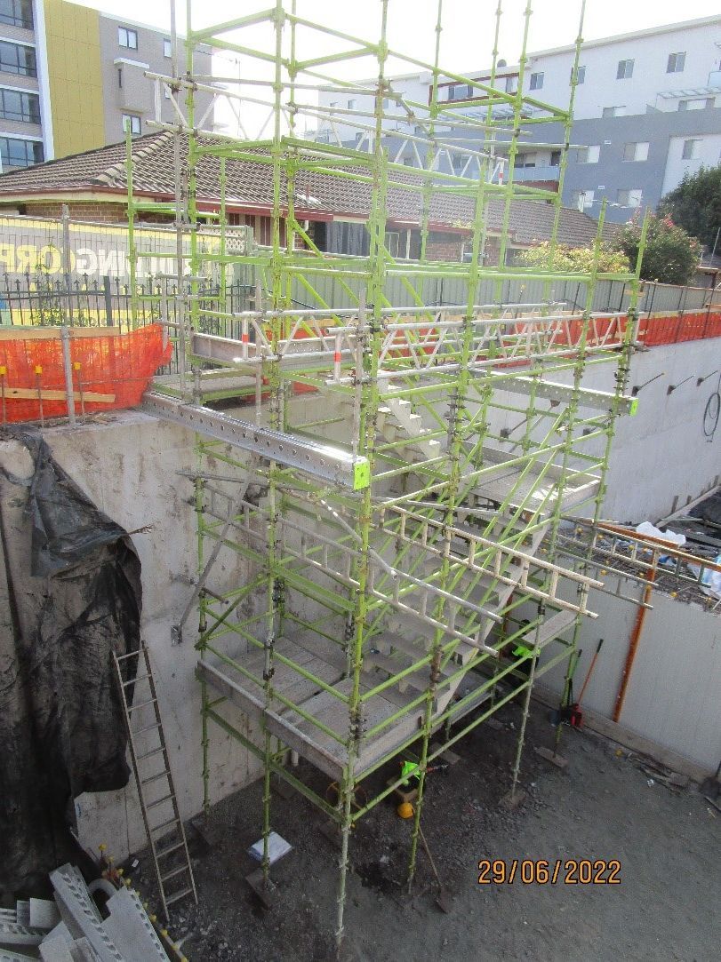 Scaffolding work