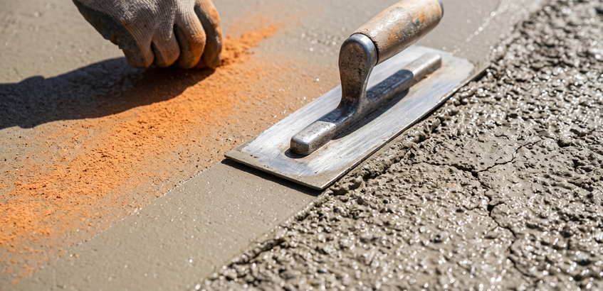 Cracked concrete foundation before repair and waterproofing service