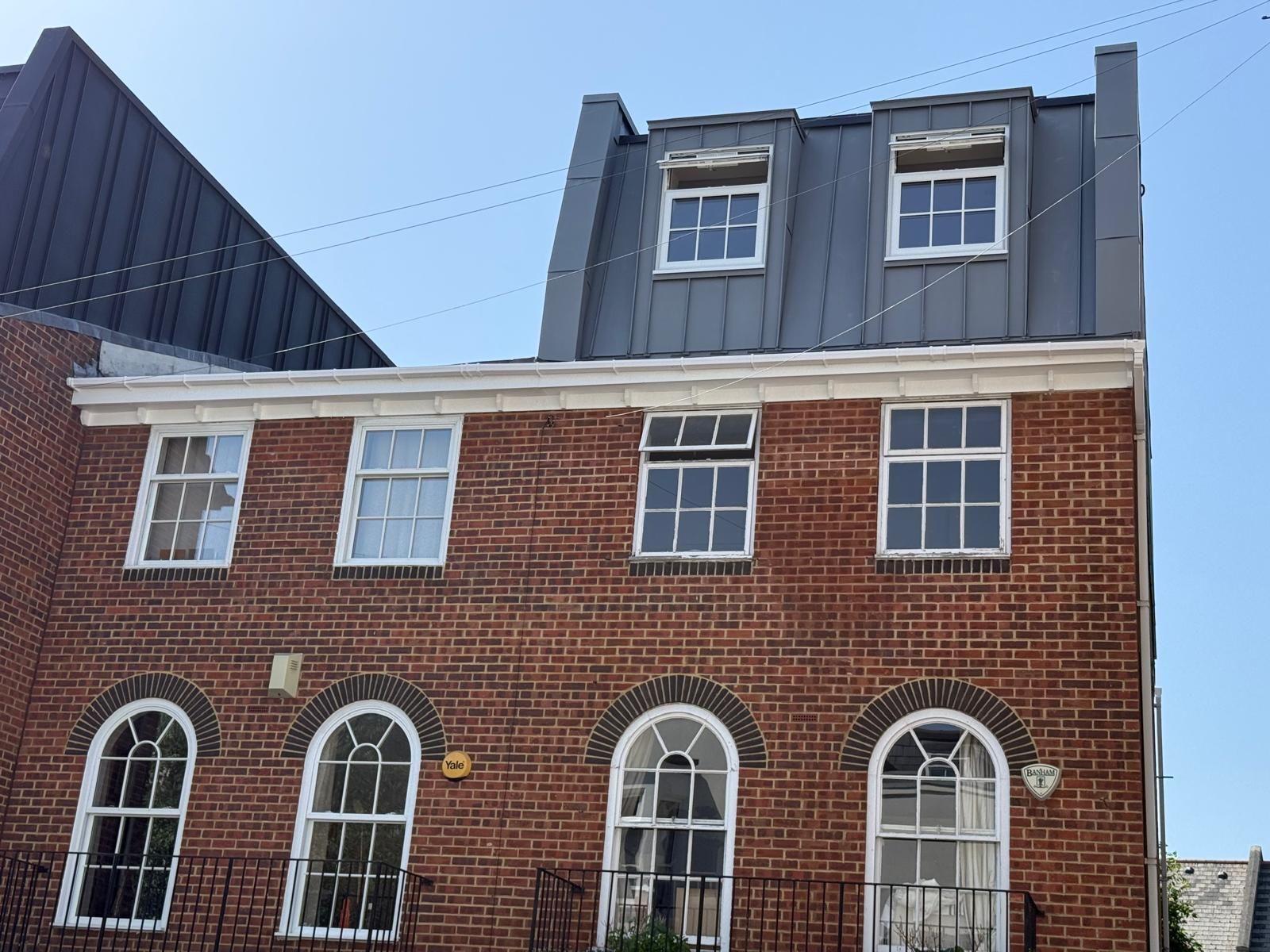 Vicarage Crescent Battersea loft extension with zinc cladding and bespoke windows.