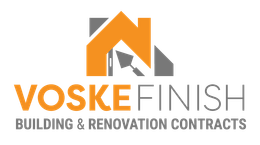 VoskeFinish header and footer branding logo with contact number