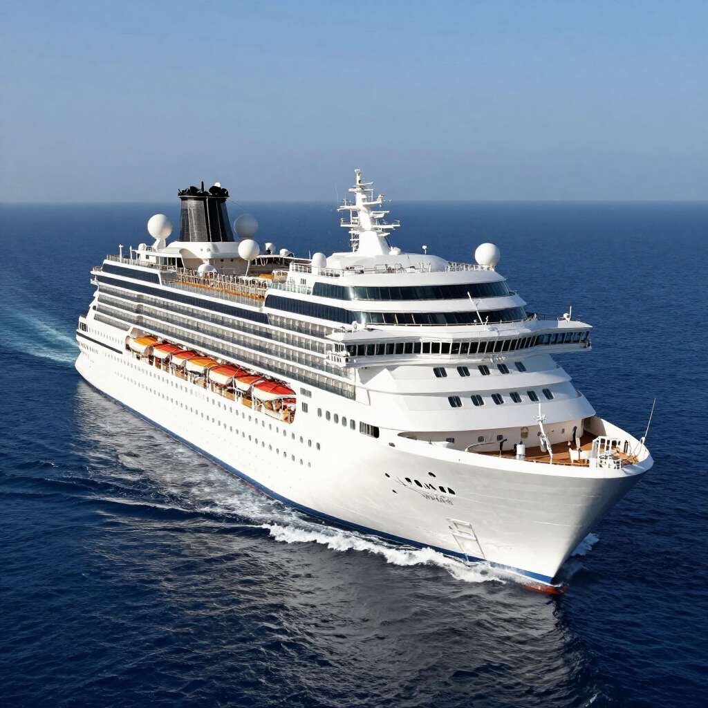 Oceania Cruises luxury ship exterior at sea