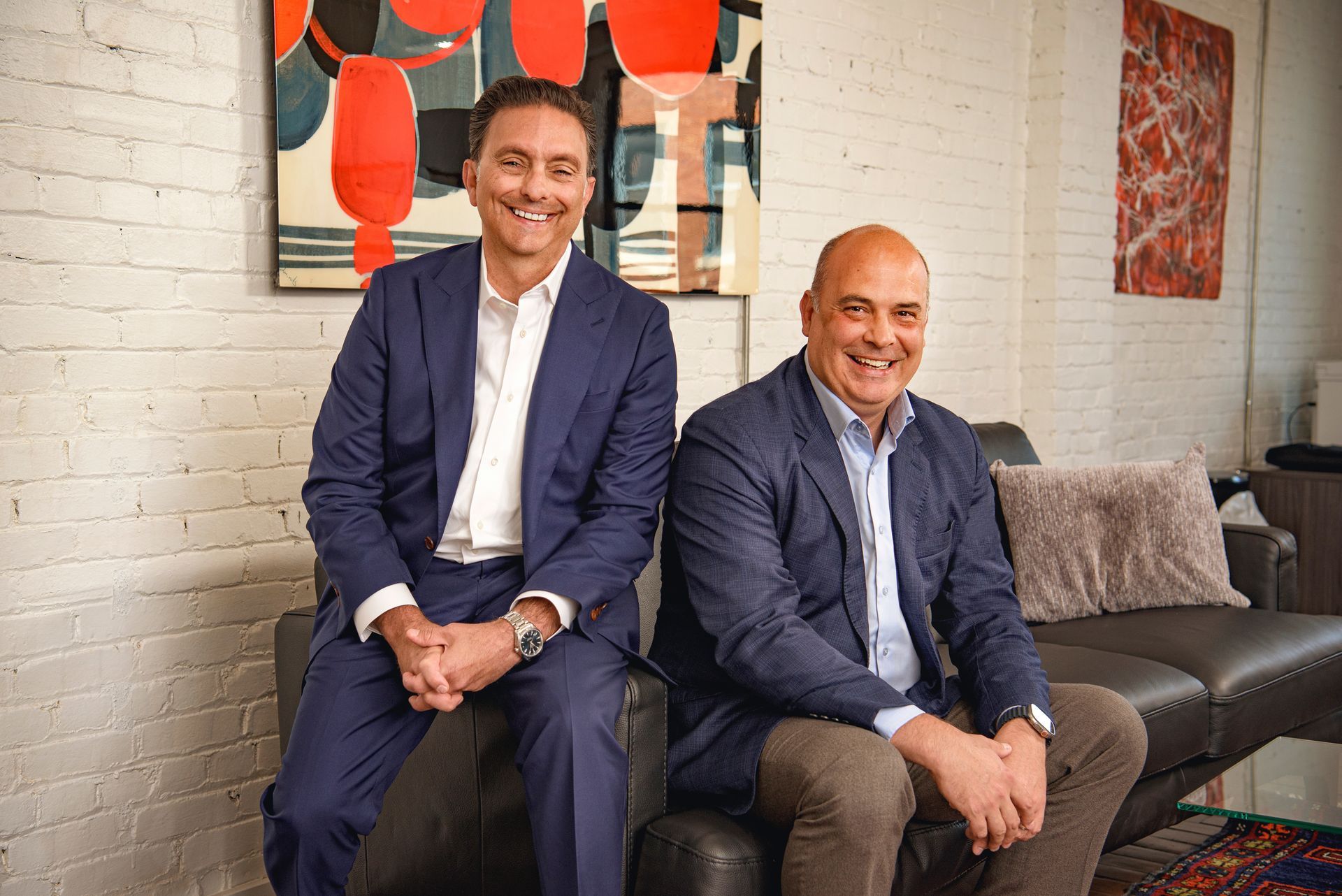 Matt and Tony at the office