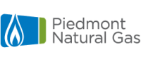 Piedmont Natural Gas logo with blue flame icon and green-blue vertical bars