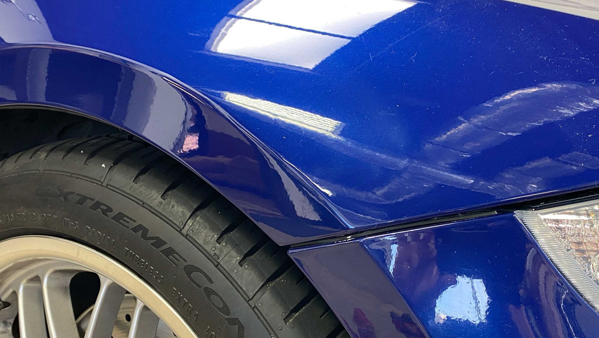BMW fender after pdr