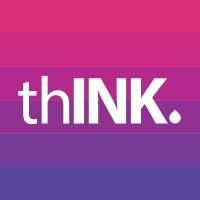 Think logo in Pink and blue