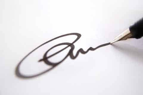 Ratificación de firma