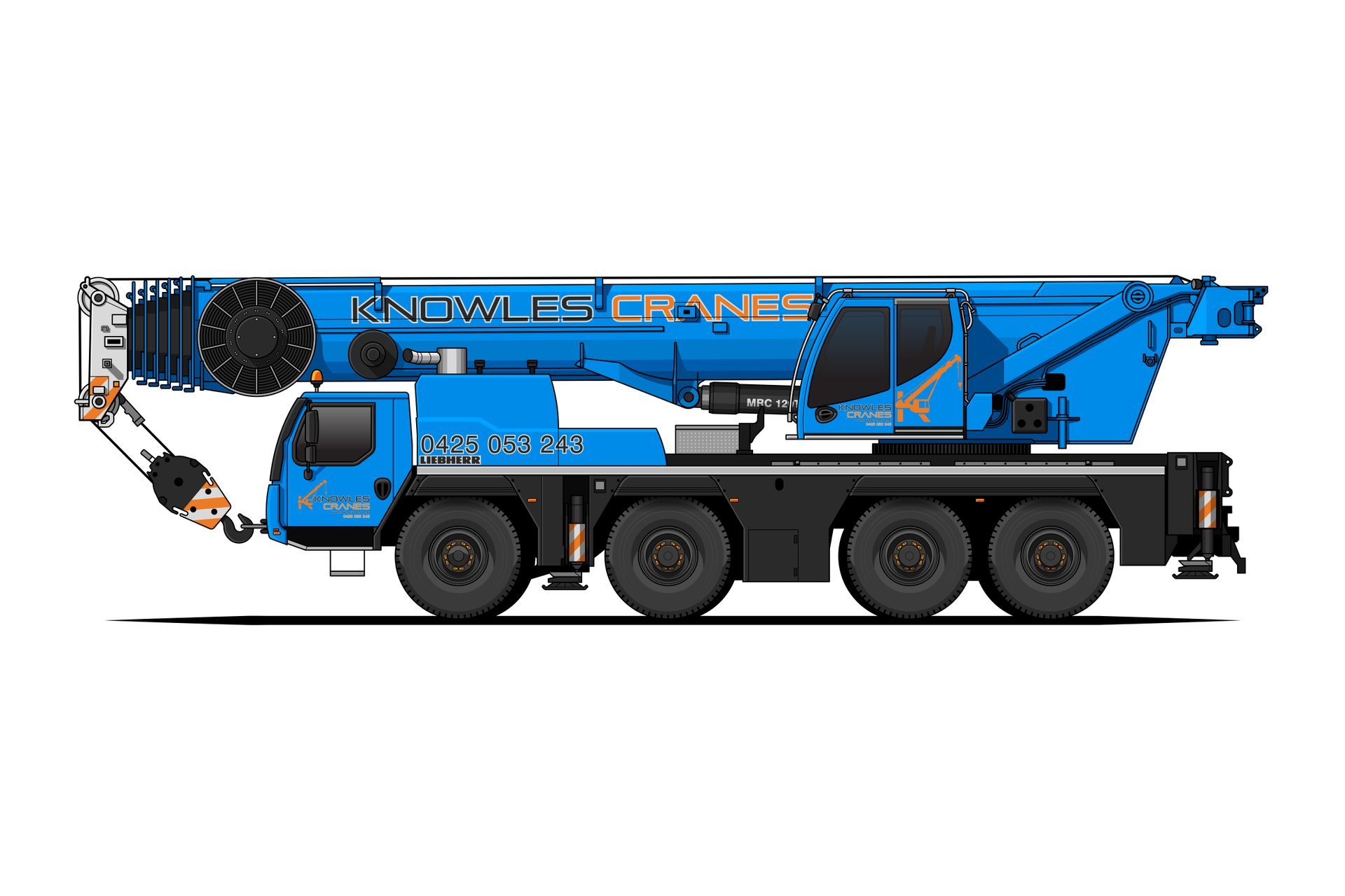 100T Liebherr All Terrain Slew Crane