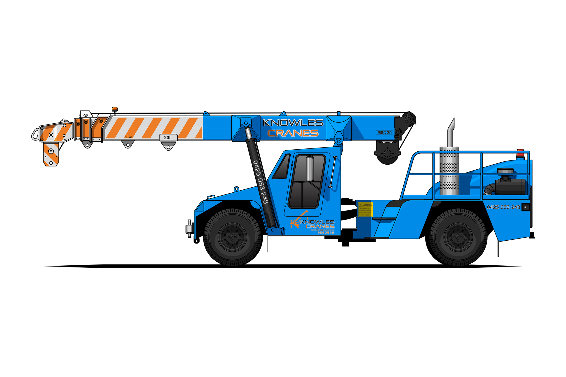 22T Terex AT-22 Franna