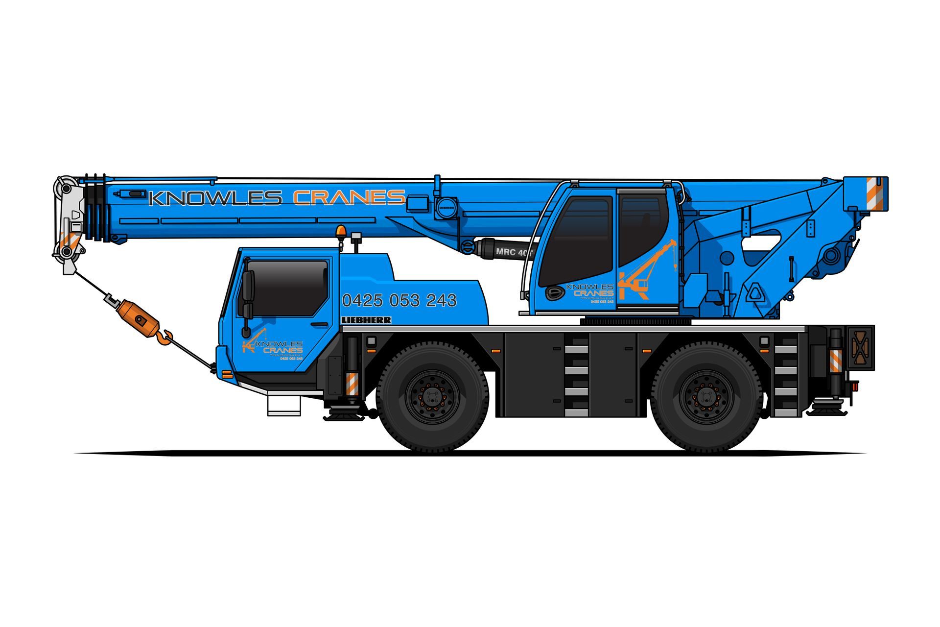 40T Liebherr All Terrain Slew Crane