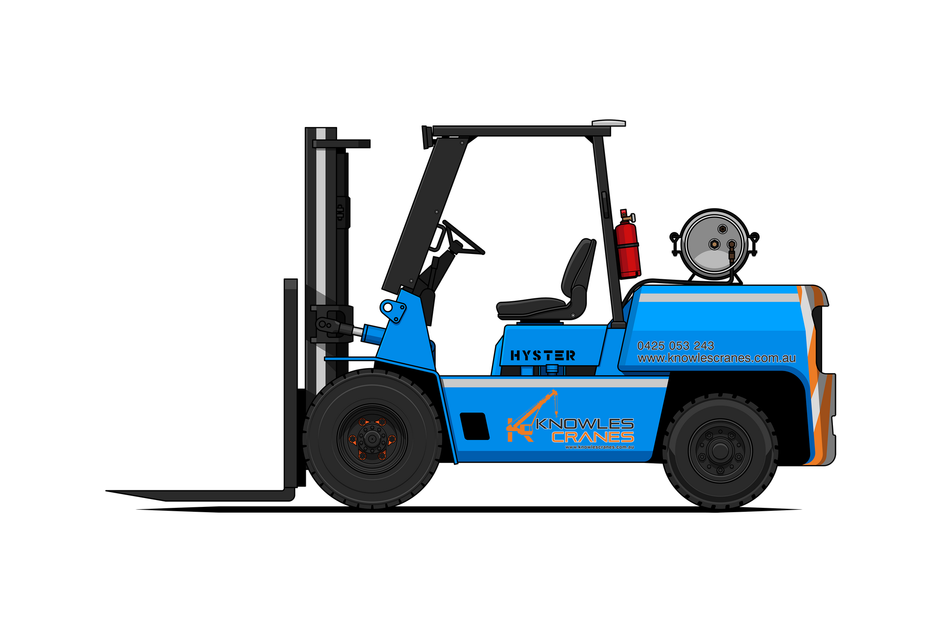 Hyster H5
5T Forklift