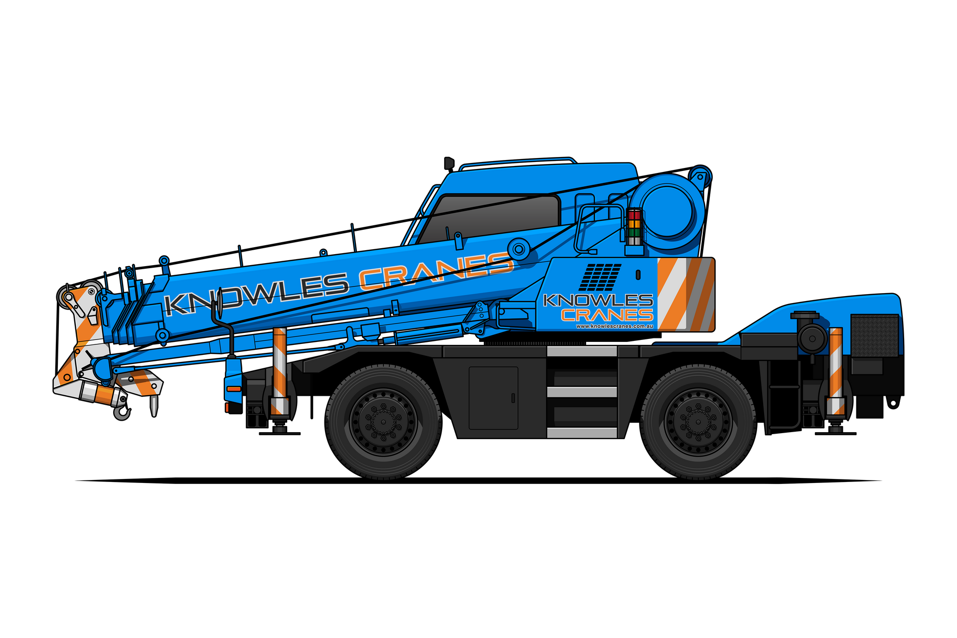 13T Kato KRM-13H City Crane