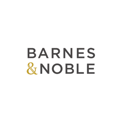 Barnes & Noble logo in dark gray and gold on a white background